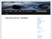 Tablet Screenshot of firebird400ho.com
